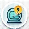 Icon representing discovery or analysis - Step 1